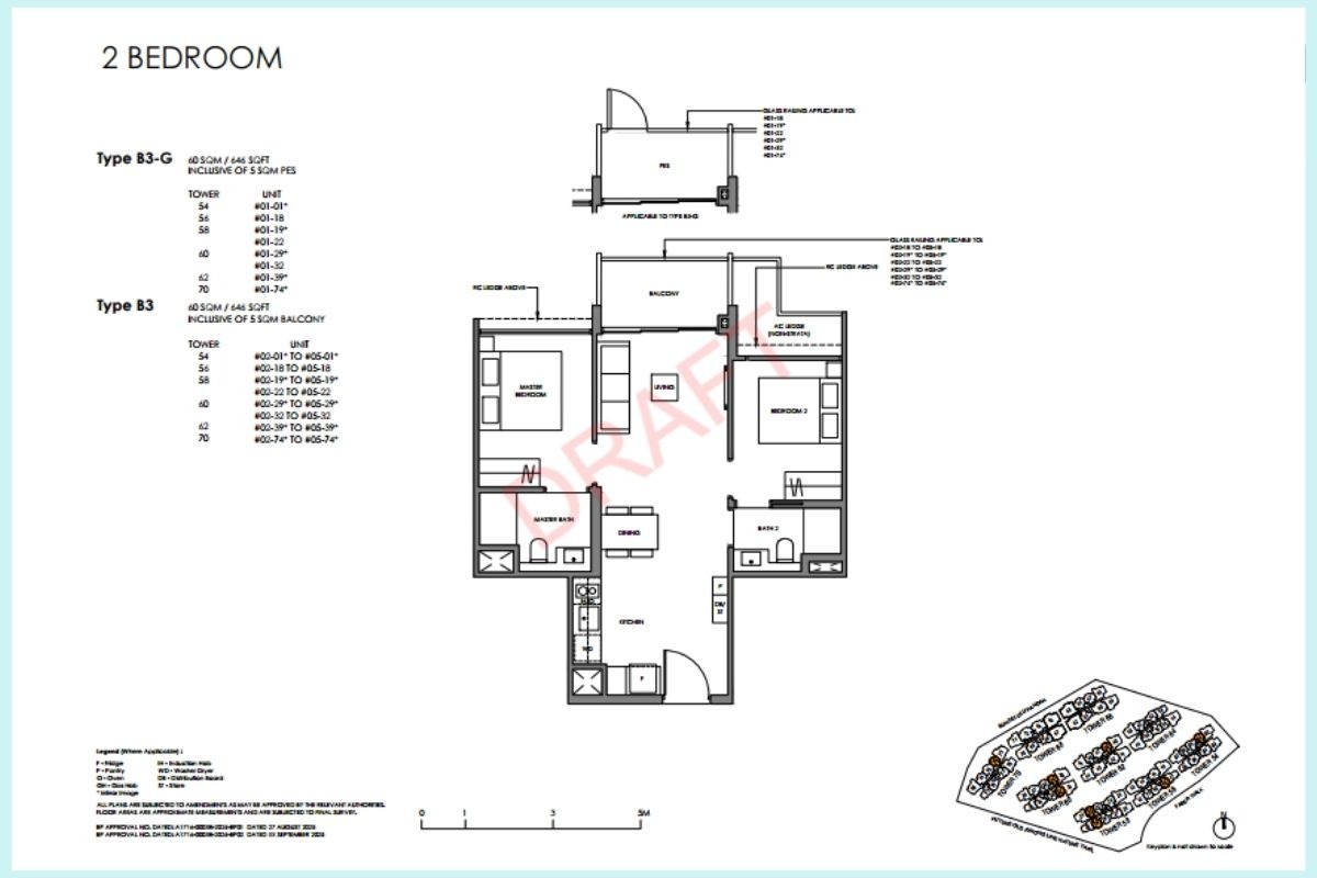 Faber Residence - Floorplan 2BR