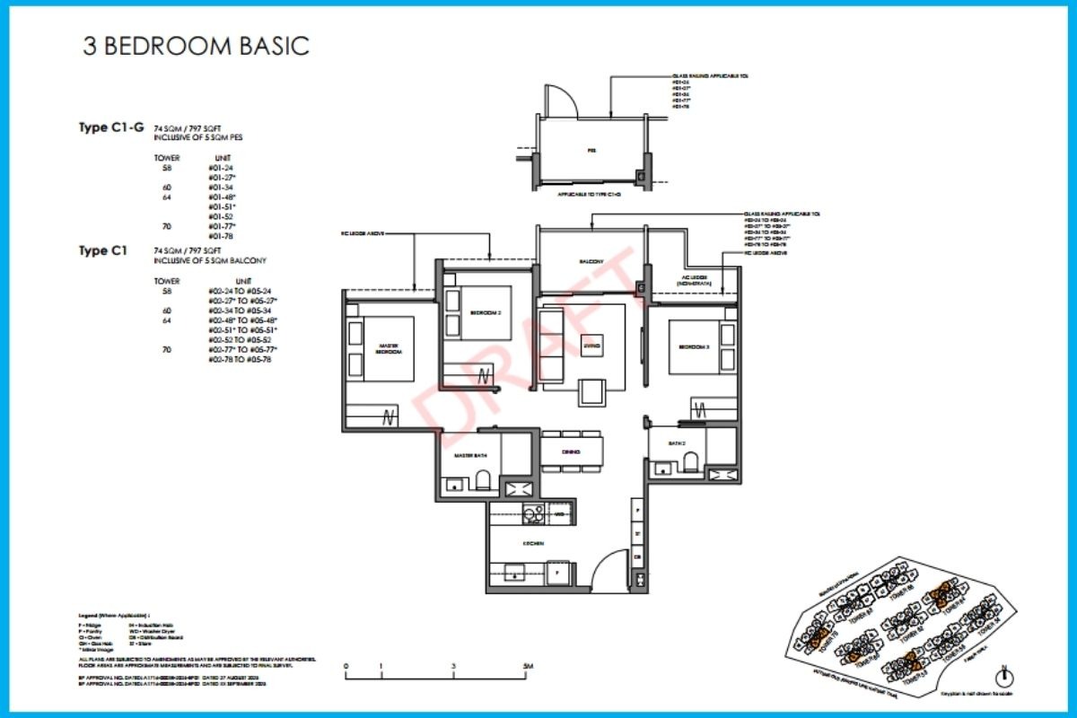 Faber Residence - Floorplan 3BR