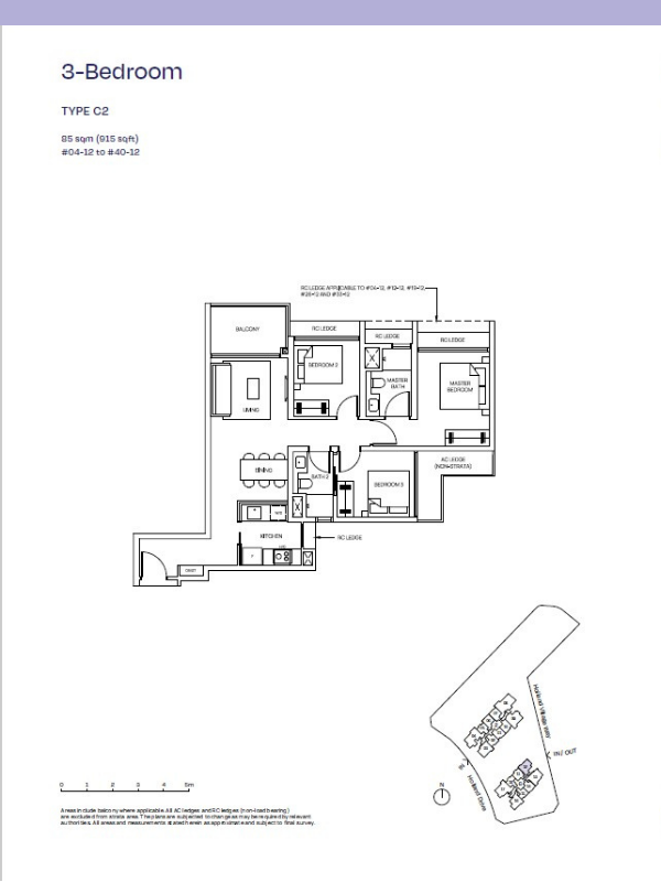 Skye at Holland - Floorplan 3BR
